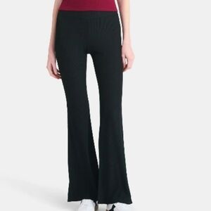 NOBO flare Ribbed Pull On Leggings Sz L